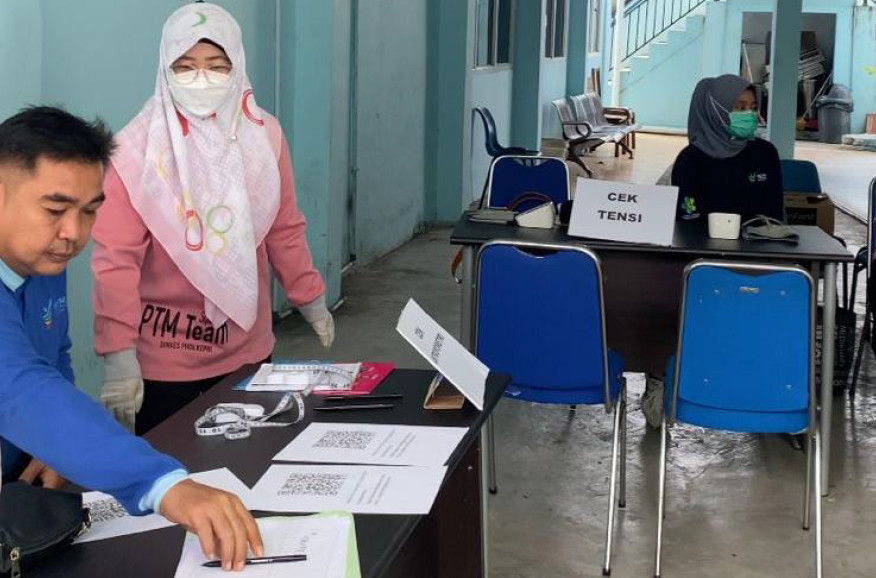 STIE Pembangunan Tanjungpinang Mengadakan Acara Senam Sehat dan Pengecekan Kesehatan Gratis