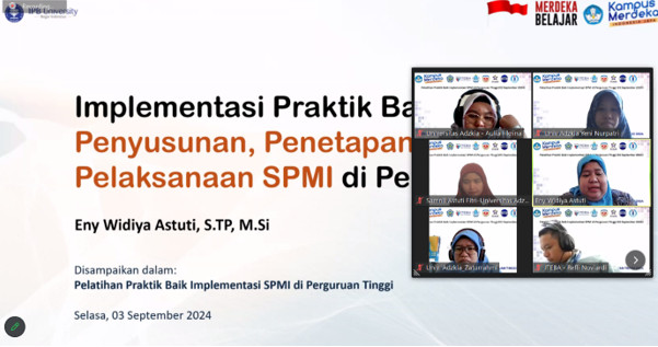 Kolaborasi Kampus Penerima Hibah Pembinaan SPMI, STIE Pembangunan Tanjungpinang Gelar Pelatihan SPMI